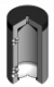 Pufferspeicher 100 Liter mit Isolierung Pufferspeicher 100 Liter mit Isolierung